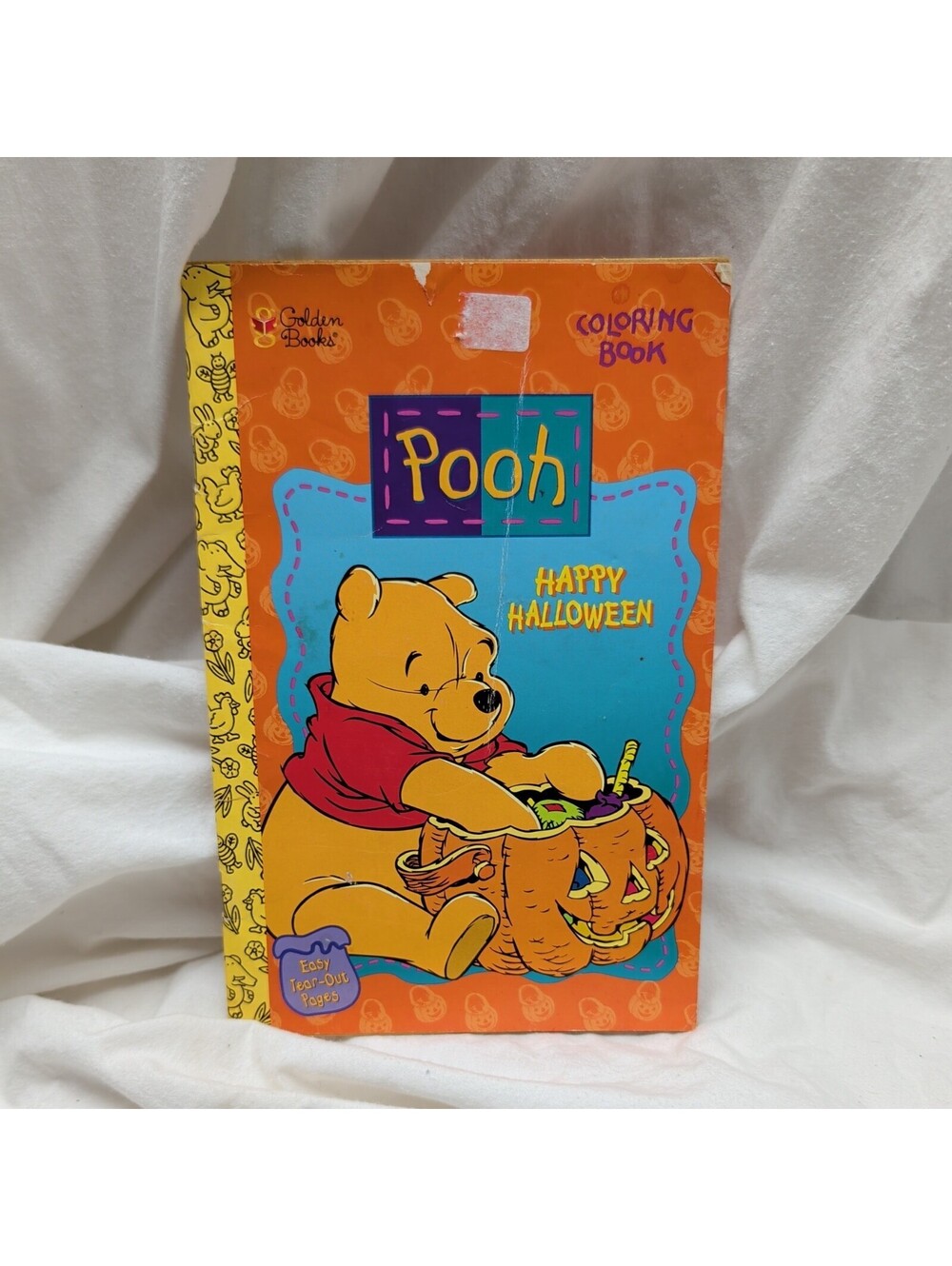 New Vintage 1996 Pooh Happy Halloween Activity Coloring Golden Book Disney